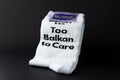 Balkan Box MAN мъжки бели чорапи Too Balkan to Care
